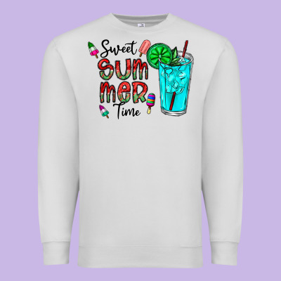 Sweet Summer Time Premium Sweatshirt Designed By Cowhidedigitalart