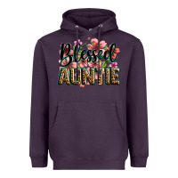 Plum flowers blessed auntie Heavyweight Hoodie - Zillion Design Studio