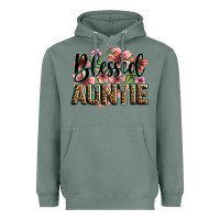 Sage flowers blessed auntie Heavyweight Hoodie - Zillion Design Studio