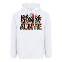 White flowers blessed auntie Heavyweight Hoodie - Zillion Design Studio