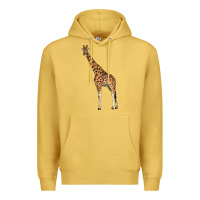 Antique Gold giraffe Premium Hoodie - LillyAllenDesigns