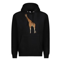 Black giraffe Premium Hoodie - LillyAllenDesigns