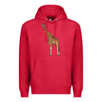 Cardinal giraffe Premium Hoodie - LillyAllenDesigns