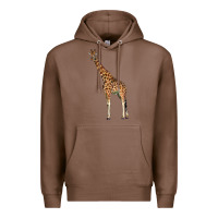 Chestnut giraffe Premium Hoodie - LillyAllenDesigns