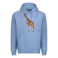 Colony Blue giraffe Premium Hoodie - LillyAllenDesigns