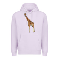 Lilac giraffe Premium Hoodie - LillyAllenDesigns