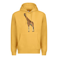 Mustard giraffe Premium Hoodie - LillyAllenDesigns