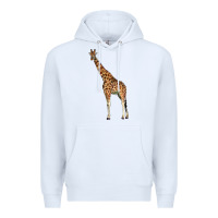 White giraffe Premium Hoodie - LillyAllenDesigns
