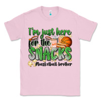 Bubblegum Pink i'm just here for the snacks #basketball brother Classic Tee - Zillion Design Studio