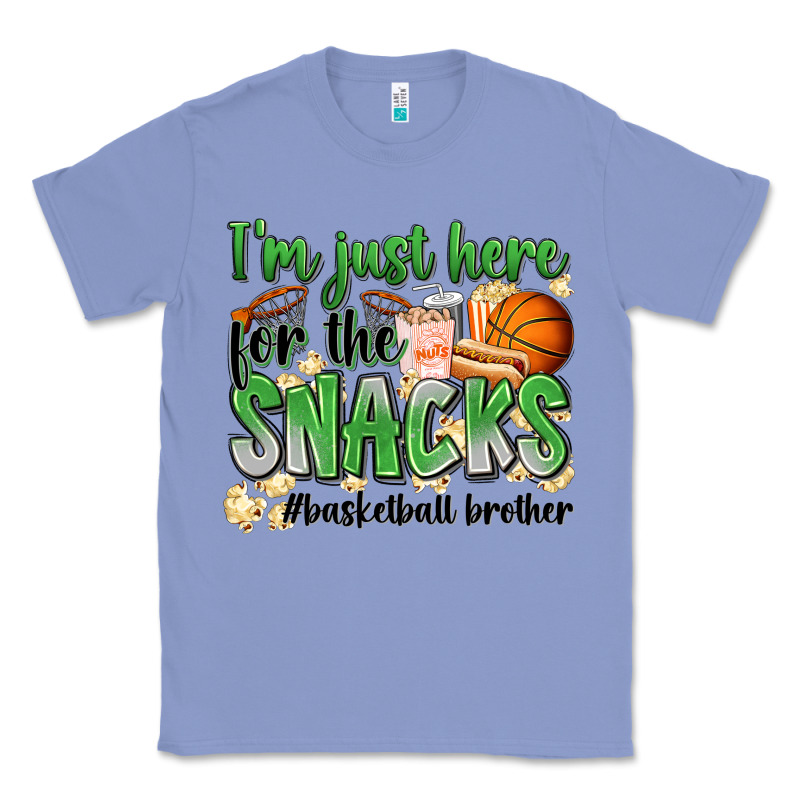 I'm Just Here For The Snacks #basketball Brother Classic Tee by Zillion Design Studio | Teevron