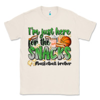 Natural i'm just here for the snacks #basketball brother Classic Tee - Zillion Design Studio