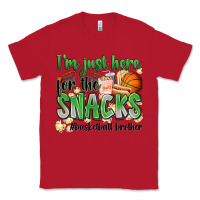 Red i'm just here for the snacks #basketball brother Classic Tee - Zillion Design Studio