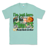 Seafoam i'm just here for the snacks #basketball brother Classic Tee - Zillion Design Studio
