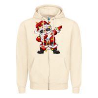 Sandshell dabbing santa with christmas lights Zipper Hoodie - Zillion Design Studio