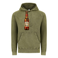 Vintage Olive red beer bottle Vintage Hoodie - AdoDesignShop