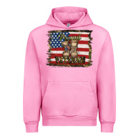 Fuchsia Pink proud veteran Urban Hoodie - Jasminsmagicworld
