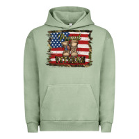 Pigment Oil Green proud veteran Urban Hoodie - Jasminsmagicworld