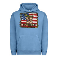 Pigment Pebble Blue proud veteran Urban Hoodie - Jasminsmagicworld