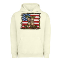 Pigment Pistachio proud veteran Urban Hoodie - Jasminsmagicworld