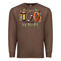Chestnut happy 100 americana football basketball day of sch Premium Sweatshirt - RacoonDesign