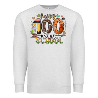 Oatmeal Heather happy 100 americana football basketball day of sch Premium Sweatshirt - RacoonDesign