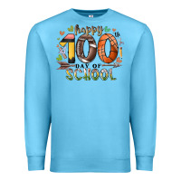 Happy 100 Americana Football Basketball Day Of Sch Premium Sweatshirt | Teevron