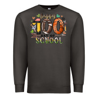 Smoke happy 100 americana football basketball day of sch Premium Sweatshirt - RacoonDesign