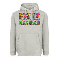 Moon Dust feliz navidad with pattern Heavyweight Hoodie - texasbilliewilder