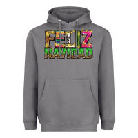 Storm feliz navidad with pattern Heavyweight Hoodie - texasbilliewilder