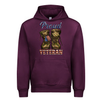 Mauve Wine proud veteran camo shoes Urban Hoodie - Jasminsmagicworld