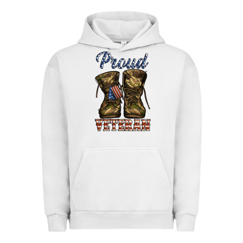 Proud Veteran Camo Shoes Urban Hoodie by Jasminsmagicworld | Teevron