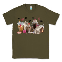 Army Green siberian cat coffee cups Classic Tee - texasbilliewilder