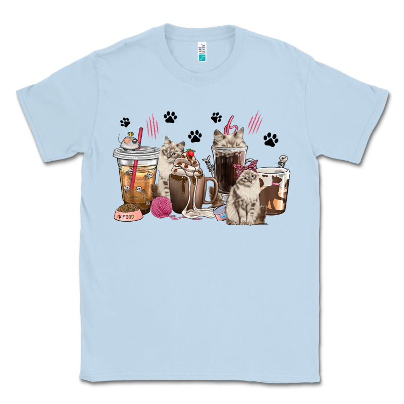 Siberian Cat Coffee Cups Classic Tee by texasbilliewilder | Teevron