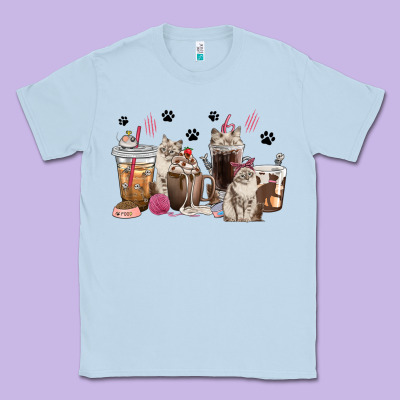 Classic Tee siberian cat coffee cups