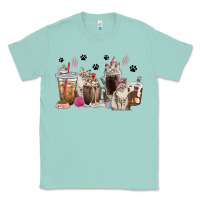 Seafoam siberian cat coffee cups Classic Tee - texasbilliewilder