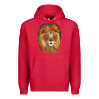 Cardinal Lion Head Premium Hoodie - LillyAllenDesigns