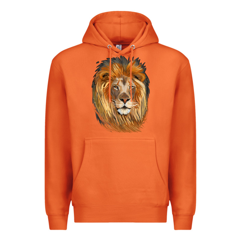 Lion Head Premium Hoodie by LillyAllenDesigns | Teevron