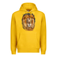 Lemon Lion Head Premium Hoodie - LillyAllenDesigns