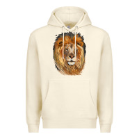 Sandshell Lion Head Premium Hoodie - LillyAllenDesigns