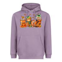 Lavender pumpkins coffee cups Heavyweight Hoodie - Zillion Design Studio