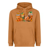 Meerkat pumpkins coffee cups Heavyweight Hoodie - Zillion Design Studio