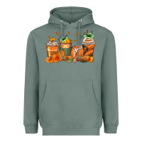 Sage pumpkins coffee cups Heavyweight Hoodie - Zillion Design Studio
