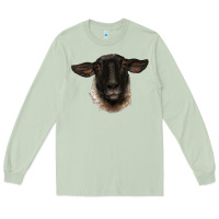 Matcha suffolk ewe head Long Sleeve Tee - BarkalooDesign
