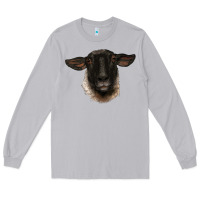 Moon Dust suffolk ewe head Long Sleeve Tee - BarkalooDesign