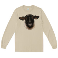 Mushroom suffolk ewe head Long Sleeve Tee - BarkalooDesign