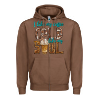 Chestnut i like my coffee cold like my soul Zipper Hoodie - texasbilliewilder