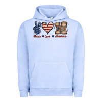 Pigment Grape Ice Peace Love America Urban Hoodie - Jasminsmagicworld
