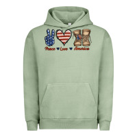 Peace Love America Urban Hoodie | Teevron