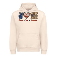 Sandshell Peace Love America Urban Hoodie - Jasminsmagicworld