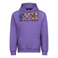 Tulip Peace Love America Urban Hoodie - Jasminsmagicworld